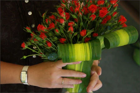 Cách bó hoa hồng tiểu muội cực đơn giản cho bạn