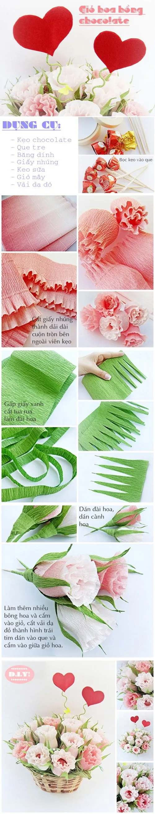 3 c&#225;ch b&#243; hoa Valentine cực ngọt ng&#224;o v&#224; dễ thương