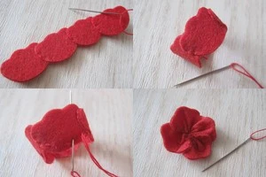 C&#225;ch l&#224;m b&#243; hoa vải nhỏ xinh cho ng&#224;y 8/3