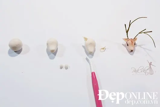 C&#225;ch l&#224;m holly từ gumpaste trang tr&#237; ph&#242;ng kh&#225;ch Gi&#225;ng sinh