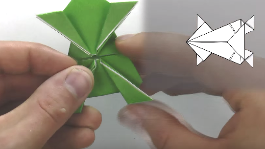 C&#225;ch gấp con ếch giấy nhảy xa chẳng k&#233;m ếch thật