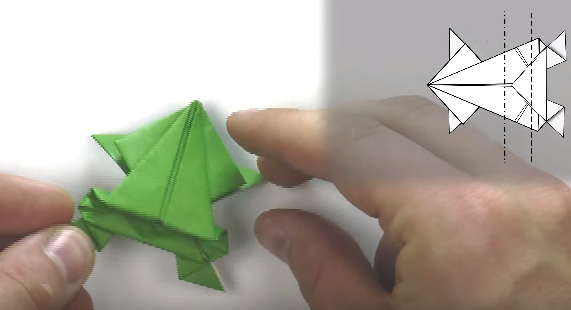 C&#225;ch gấp con ếch giấy nhảy xa chẳng k&#233;m ếch thật