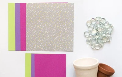 C&#225;ch l&#224;m chậu hoa tuylip giấy theo phong c&#225;ch Origami đẹp m&#234; hồn