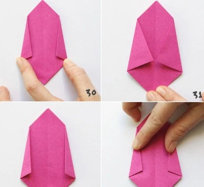 C&#225;ch l&#224;m chậu hoa tuylip giấy theo phong c&#225;ch Origami đẹp m&#234; hồn