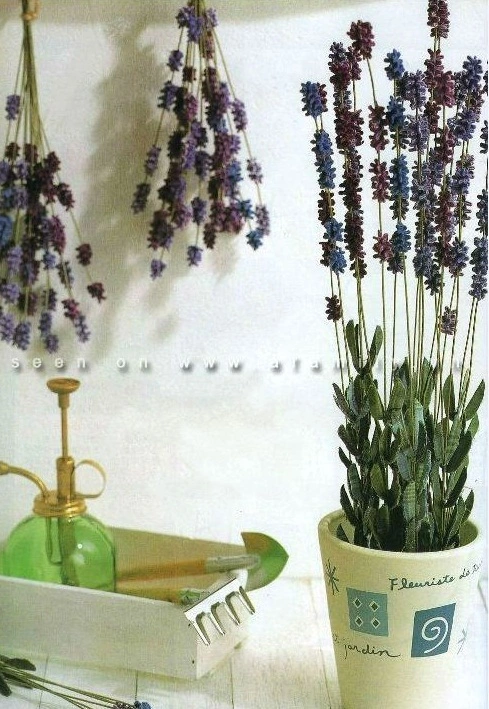 C&#225;ch l&#224;m hoa lavender bằng giấy đơn giản nhất