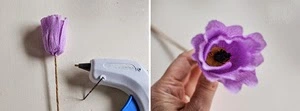 C&#225;ch l&#224;m hoa tulip bằng giấy nh&#250;n trang tr&#237; nh&#224; ng&#224;y Tết