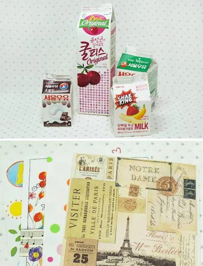 C&#225;ch l&#224;m ống tiết kiệm từ vỏ hộp sữa tươi cho b&#233; y&#234;u
