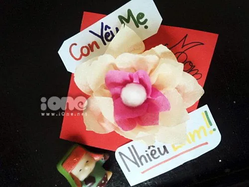 C&#225;ch l&#224;m thiệp hoa bằng giấy nh&#250;n tặng mẹ y&#234;u ng&#224;y 8/3