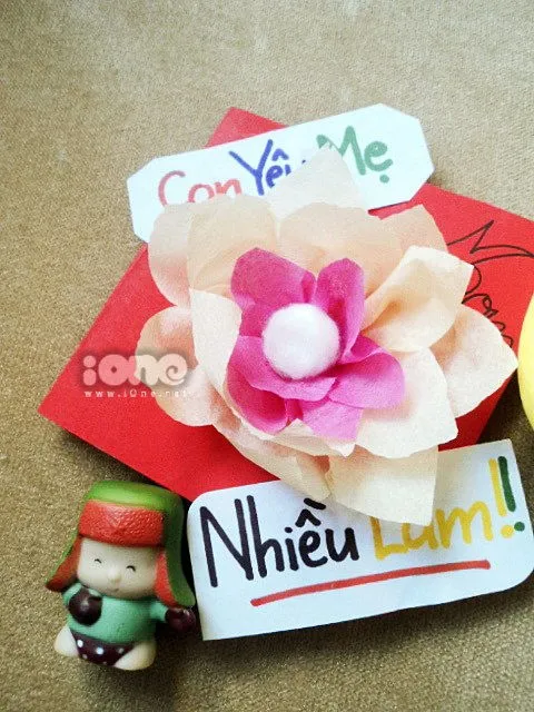 C&#225;ch l&#224;m thiệp hoa bằng giấy nh&#250;n tặng mẹ y&#234;u ng&#224;y 8/3