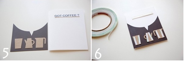 C&#225;ch l&#224;m thiệp giấy cho người y&#234;u th&#237;ch hương vị c&#224; ph&#234;
