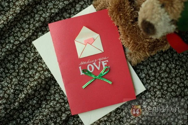 C&#225;ch l&#224;m thiệp pop-up Valentine tặng một nửa y&#234;u thương
