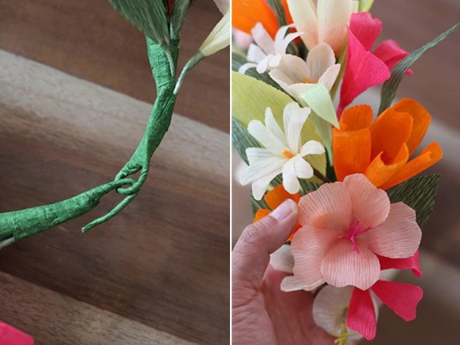 C&#225;ch l&#224;m v&#242;ng hoa đội đầu để chụp ảnh đẹp m&#234; li