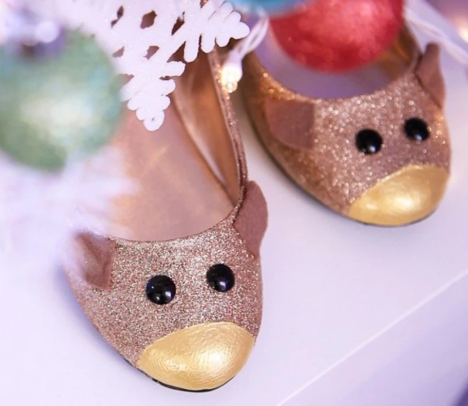 Trang tr&#237; gi&#224;y cũ th&#224;nh gi&#224;y sequin mặt chuột đ&#225;ng y&#234;u