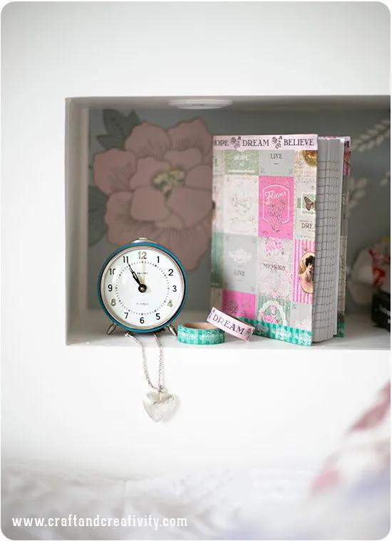 C&#225;ch trang tr&#237; sổ tay với kỹ thuật d&#225;n decoupage
