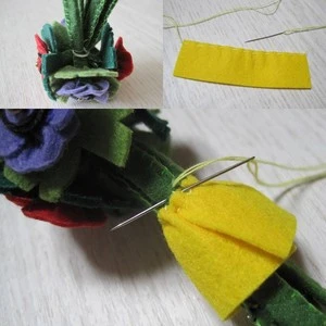 C&#225;ch l&#224;m b&#243; hoa vải nhỏ xinh cho ng&#224;y 8/3