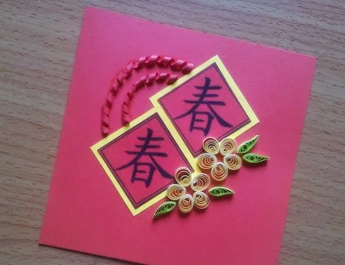 Hướng dẫn c&#225;ch l&#224;m thiệp Tết handmade đơn giản m&#224; đẹp