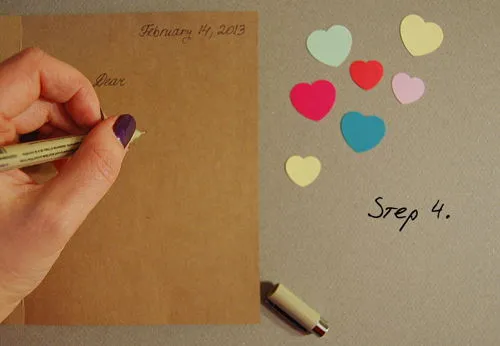 L&#224;m thiệp Valentine &quot;tr&#225;i tim trong lọ thủy tinh&quot;