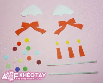 Trổ t&#224;i tự l&#224;m thiệp nổi c&#226;y th&#244;ng Noel tặng bạn b&#232;