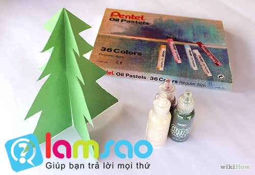 C&#225;ch l&#224;m c&#226;y th&#244;ng Noel 3D bằng giấy đơn giản m&#224; cực đẹp