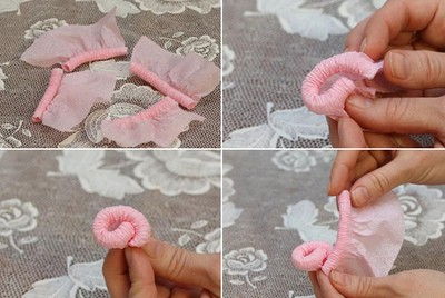 2 c&#225;ch gấp hoa hồng bằng giấy ăn trang tr&#237; b&#224;n tiệc