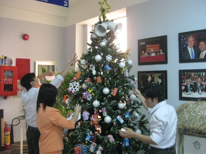 L&#224;m sao để trang tr&#237; c&#226;y th&#244;ng Noel tr&#244;ng thật đẹp