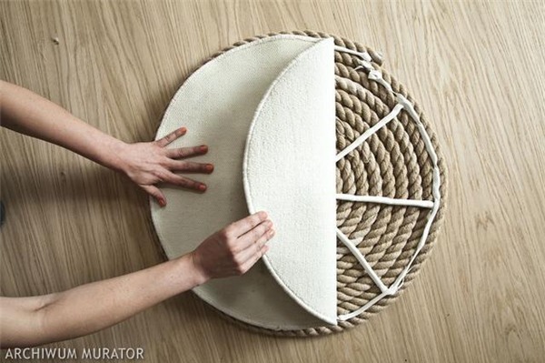 Hướng dẫn l&#224;m thảm handmade từ d&#226;y thừng