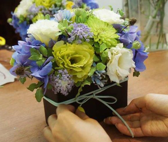 C&#225;ch cắm hoa cẩm t&#250; cầu v&#224; lan tường để b&#224;n 8/3