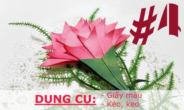 C&#225;ch gấp hoa giấy si&#234;u đơn giản chỉ trong nh&#225;y mắt