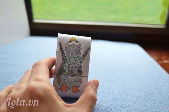 C&#225;ch l&#224;m con lật đật h&#236;nh chim c&#225;nh cụt si&#234;u cute