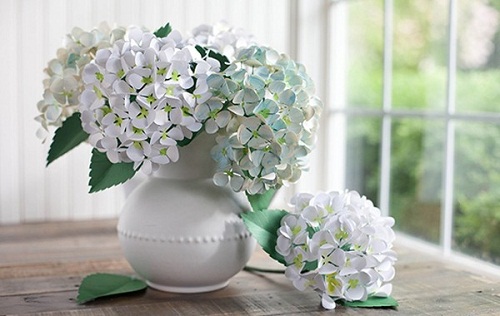 C&#225;ch l&#224;m b&#236;nh hoa cẩm t&#250; cầu bằng giấy tặng đằng ấy
