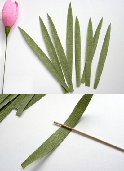 Học c&#225;ch l&#224;m hoa tulip bằng giấy nh&#250;n ngậm kẹo tặng bạn