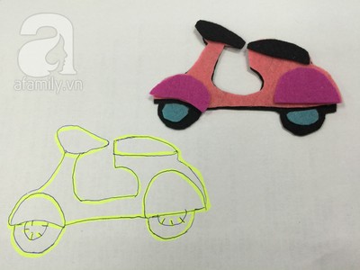 C&#225;ch l&#224;m m&#243;c treo ch&#236;a kh&#243;a cực y&#234;u h&#236;nh xe m&#225;y