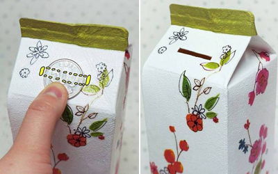 C&#225;ch l&#224;m ống tiết kiệm từ vỏ hộp sữa tươi cho b&#233; y&#234;u