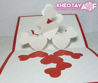 C&#225;ch l&#224;m thiệp Valentine đơn giản m&#224; ấn tượng s&#226;u sắc