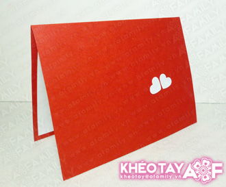 C&#225;ch l&#224;m thiệp Valentine đơn giản m&#224; ấn tượng s&#226;u sắc