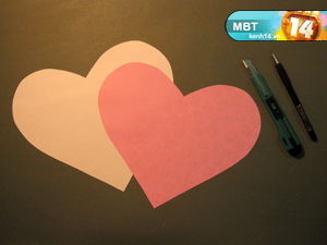 C&#225;ch l&#224;m thiệp Valentine với lời y&#234;u được giấu k&#237;n