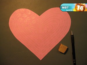 C&#225;ch l&#224;m thiệp Valentine với lời y&#234;u được giấu k&#237;n