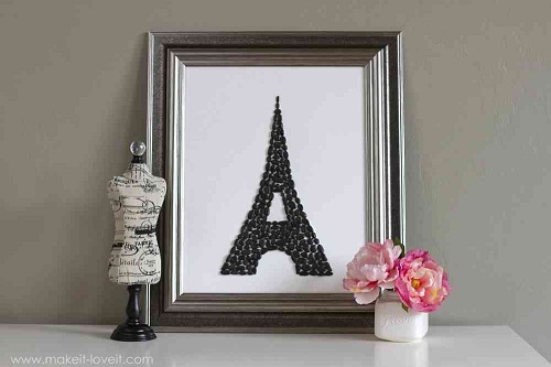 C&#225;ch l&#224;m tranh đ&#237;nh đ&#225; h&#236;nh th&#225;p Eiffel l&#227;ng mạn