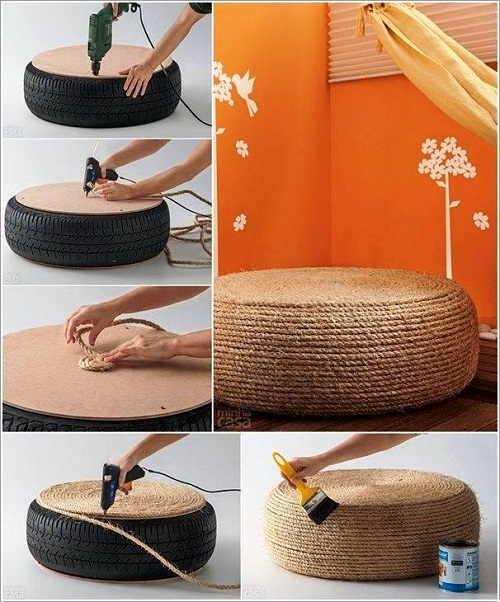 C&#225;ch t&#225;i chế lốp xe cũ th&#224;nh nhiều đồ c&#243; &#237;ch đến bất ngờ