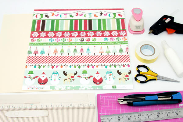 L&#224;m thiệp c&#226;y th&#244;ng Noel bằng c&#225;ch xếp giấy dễ kh&#244;ng tưởng