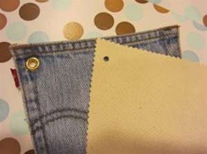 Chế t&#250;i quần jeans th&#224;nh hộp đựng đĩa CD độc đ&#225;o