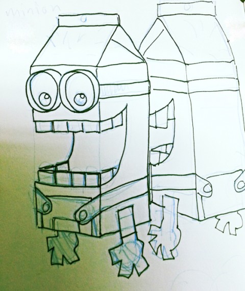 C&#249;ng mẹ hướng dẫn l&#224;m đ&#232;n lồng minion từ hộp sữa cho b&#233;
