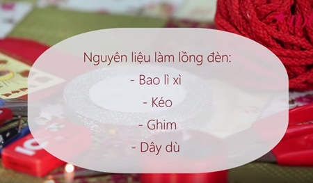 Đ&#232;n lồng Tết từ bao l&#236; x&#236; - g&#225;i vụng cũng l&#224;m được