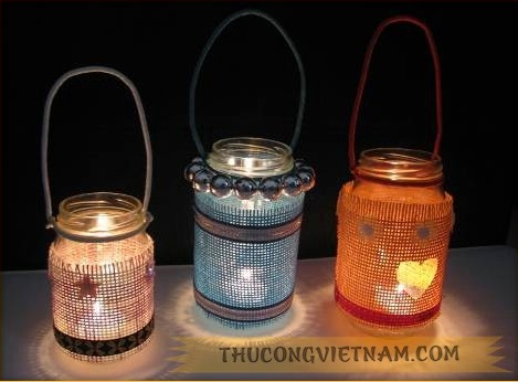 L&#224;m đ&#232;n lồng Trung thu từ chai thủy tinh cực lung linh cho b&#233;