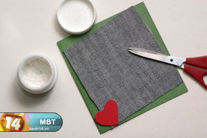 L&#224;m thiệp Valentine bằng c&#250;c &#225;o cho một nửa y&#234;u thương