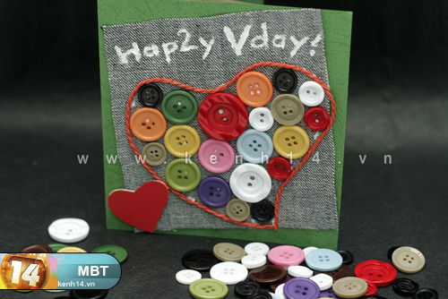 L&#224;m thiệp Valentine bằng c&#250;c &#225;o cho một nửa y&#234;u thương