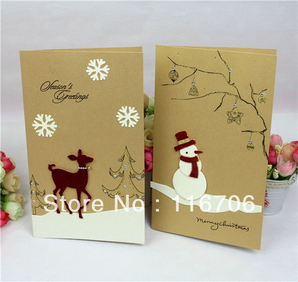 Mẫu thiệp Gi&#225;ng Sinh handmade độc đ&#225;o d&#224;nh tặng cho n&#224;ng