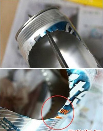 Nhặt nhạnh vỏ lon t&#225;i chế th&#224;nh chậu c&#226;y mini